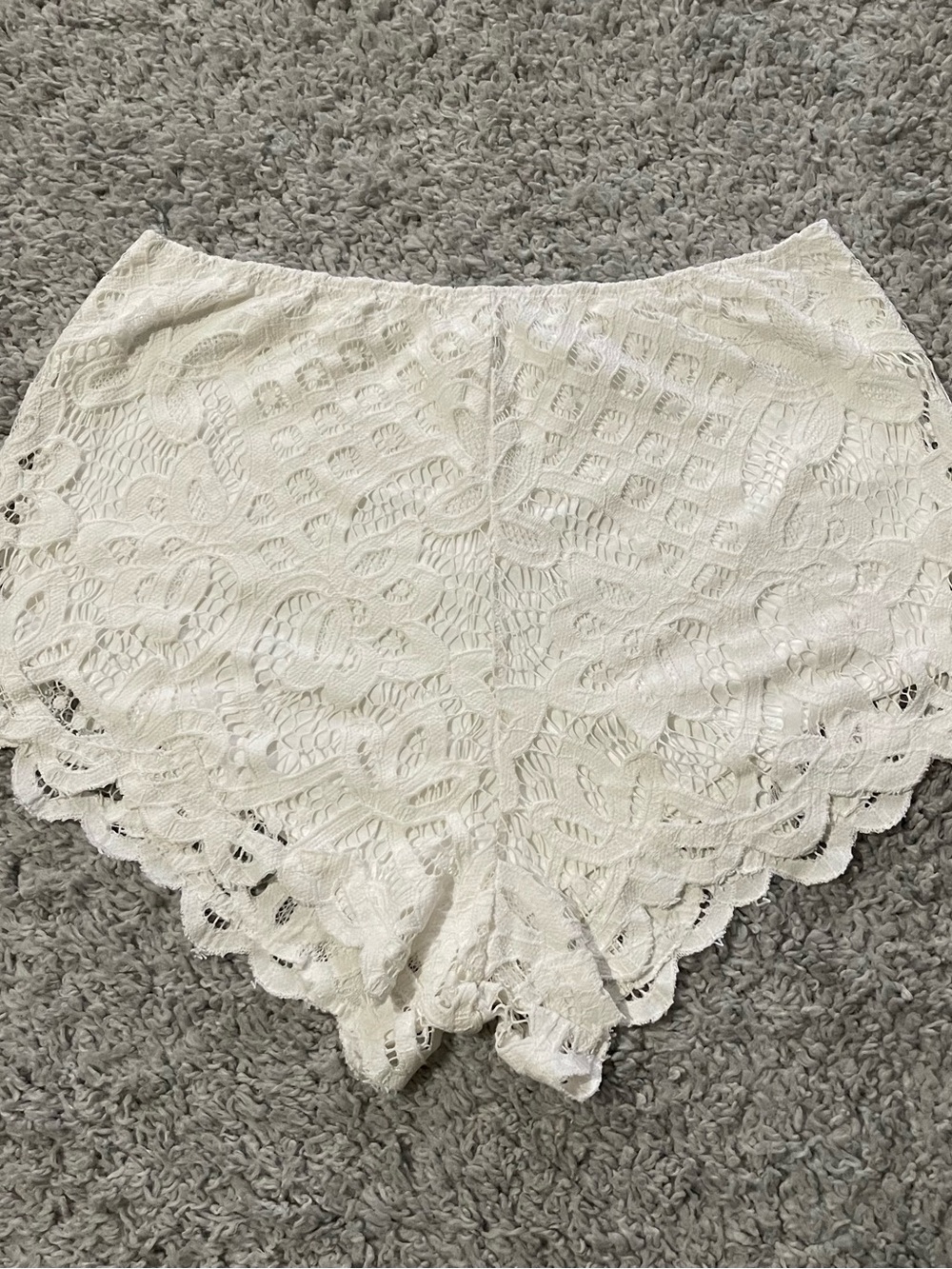 Free People Adella Lace Shorts